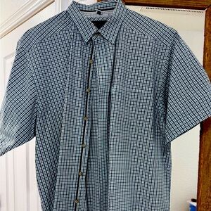 Men’s short sleeve ariat button down